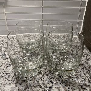 Set of 4 Whiskey Glasses Excellent Condition.